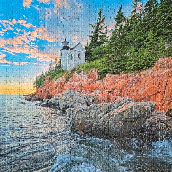 Lighthouse, 1000 piece puzzle, Mega Puzzles - Picture 3 of 4